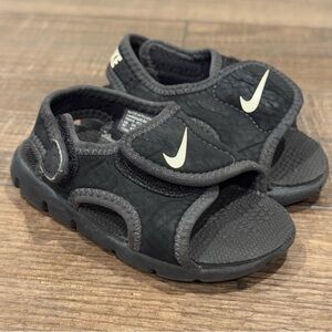 Baby Nike Waterproof Hook and Loop Light Weight Sandals 5C Black